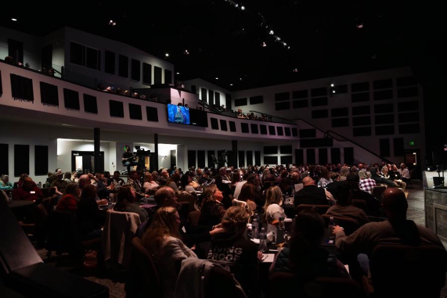 Congregation gathered for a service at Experience Church