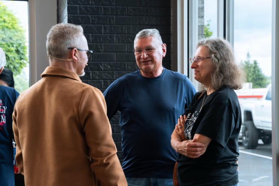 Conversations after service