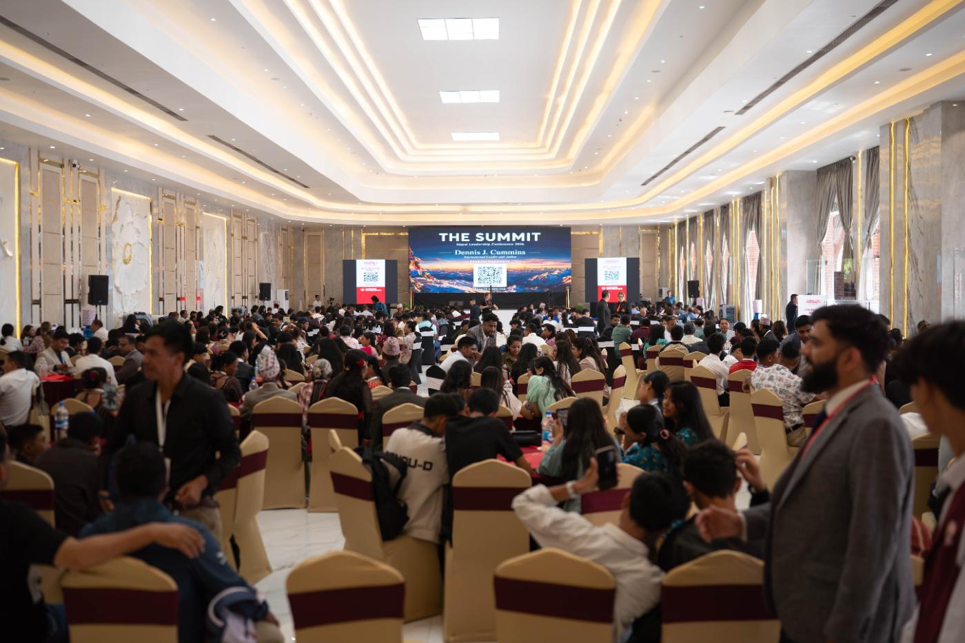 More than 500 leaders at the Hearts for Nepal Leadership Conference in Bhaktapur