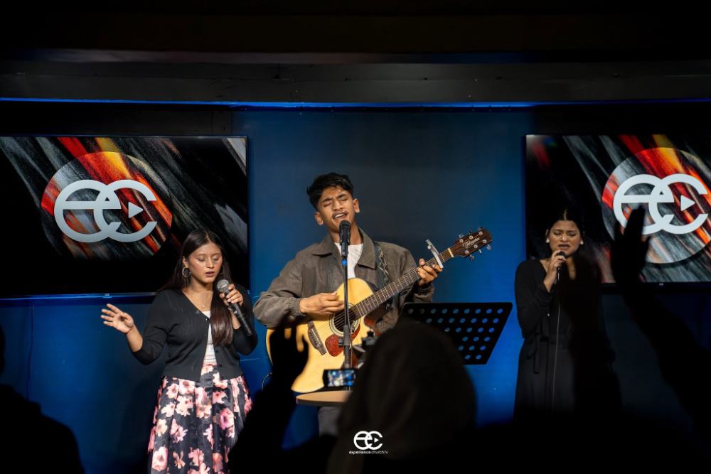 Worship at Experience Church Kathmandu